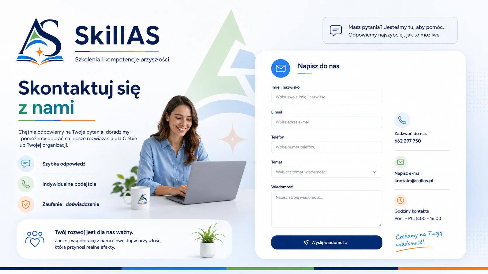 Skontaktuj się ze SkillAS